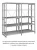 Стеллаж для одежды ТСУ 2/4 (2500х1060х500) Стеллаж для одежды ТСУ 2/4 (2500х1060х500)