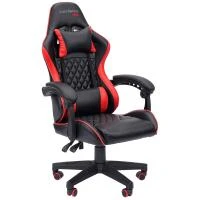 Игровое кресло CHAIRMAN CH28 (экокожа черный,красный)